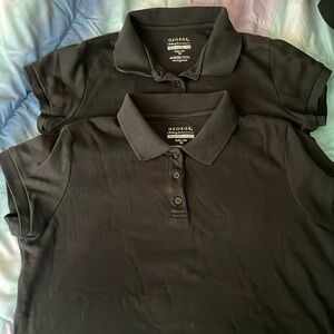 Black polo cap sleeve